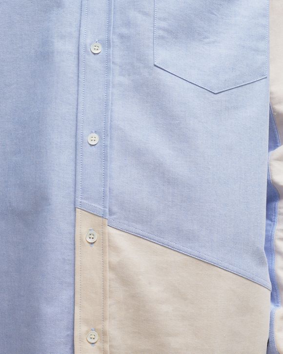 JW Anderson CLASSIC FIT PATCHWORK SHIRT Blue | BSTN Store