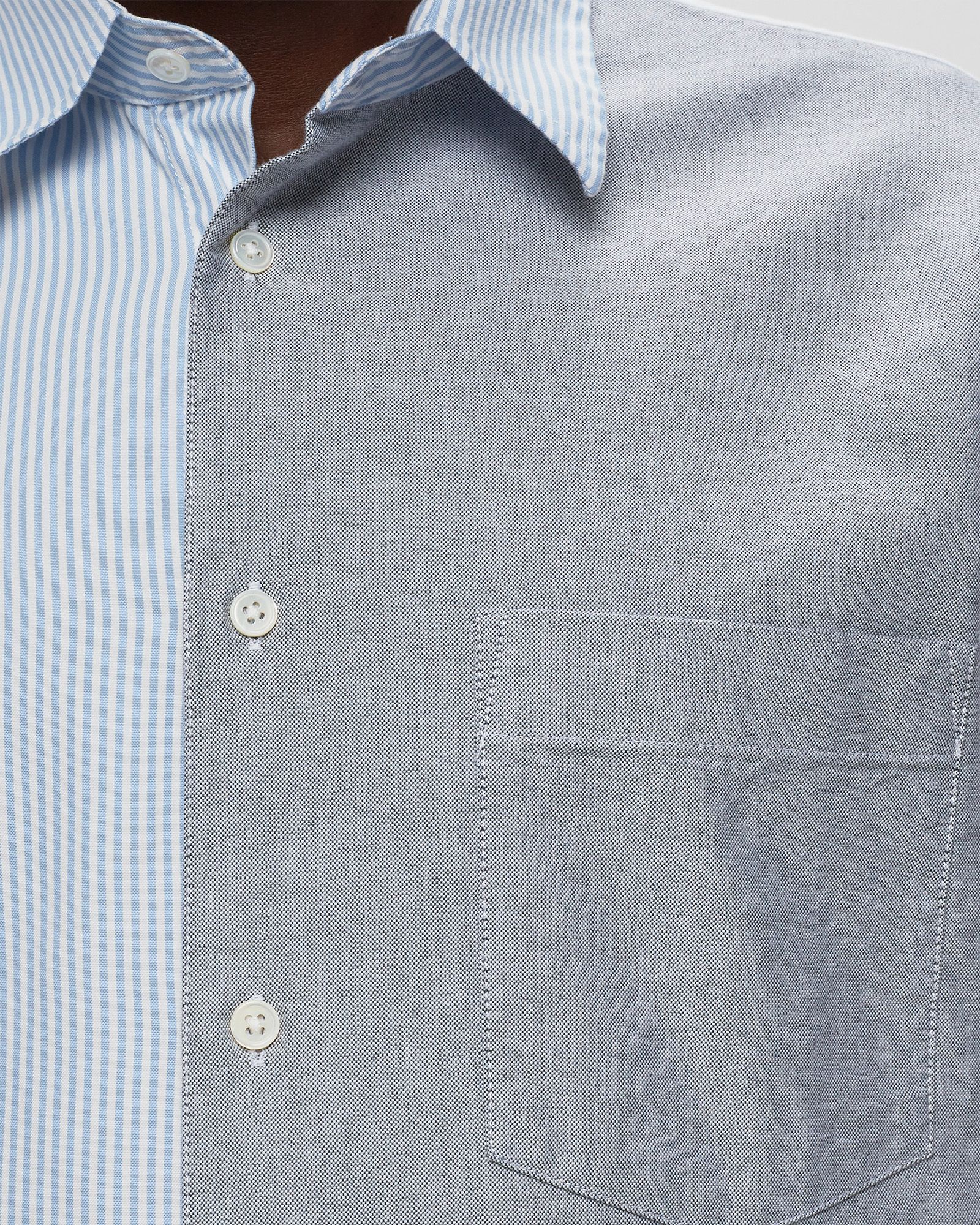 CLASSIC FIT PATCHWORK SHIRT