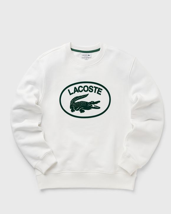 Lacoste deals sweatshirt white