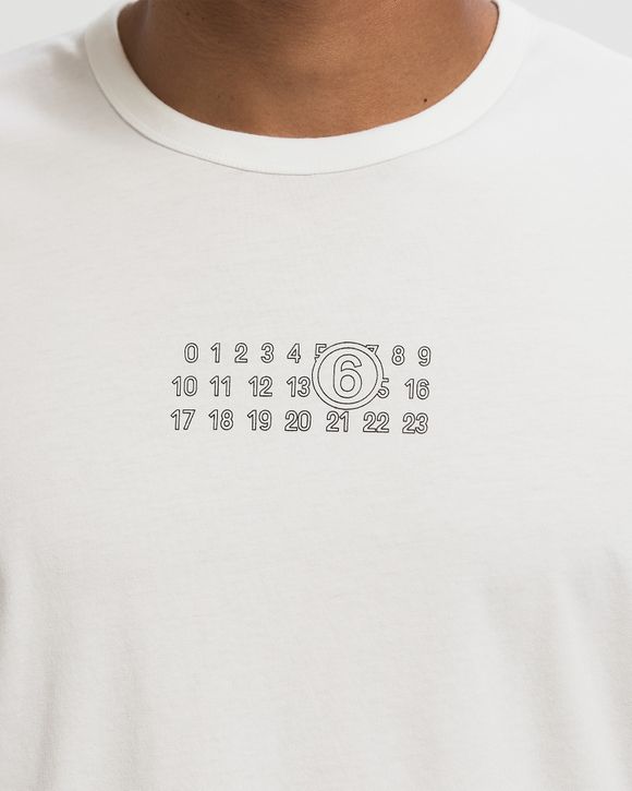 MM6 Maison Margiela ナンバーモチーフ Tシャツ | ブラック