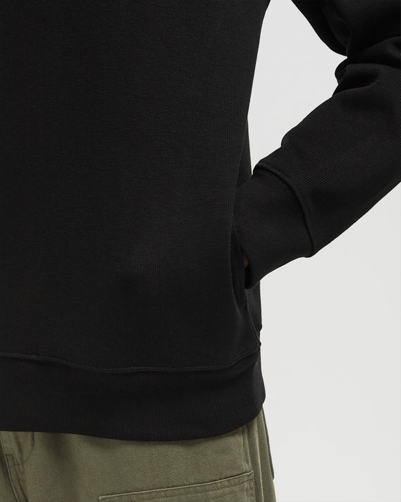 Zip-Up High Neck Interlock Sweatshirt