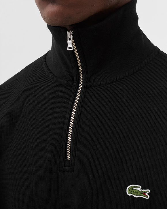 Lacoste HALF ZIP Sweatshirt Black BSTN Store