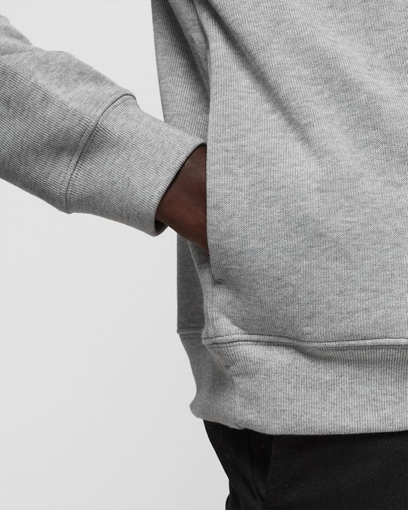 Zip-Up High Neck Interlock Sweatshirt