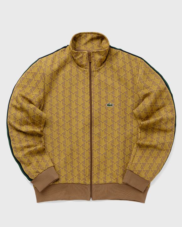 Lacoste Monogram Print Full-Zip Track Jacket