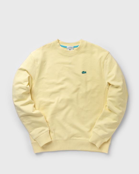 Lacoste yellow clearance sweatshirt