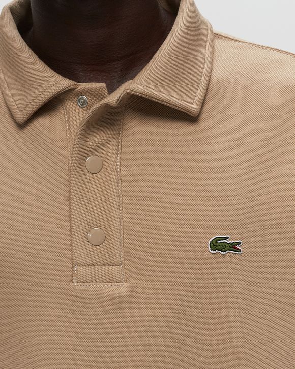 Loose fit sweatshirt with polo collar