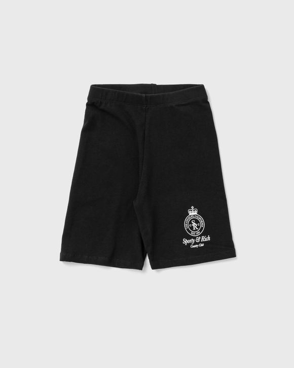 Sporty Rich Crown Biker Short Black BSTN Store