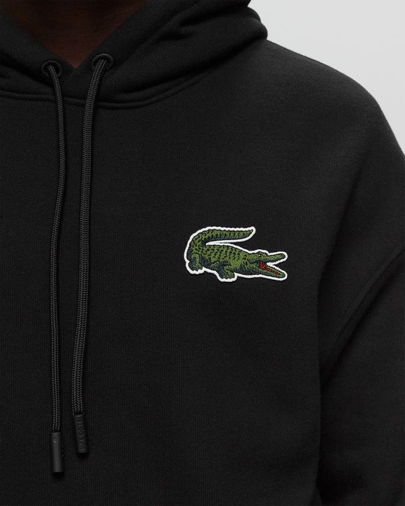 Lacoste big sale logo hoodie