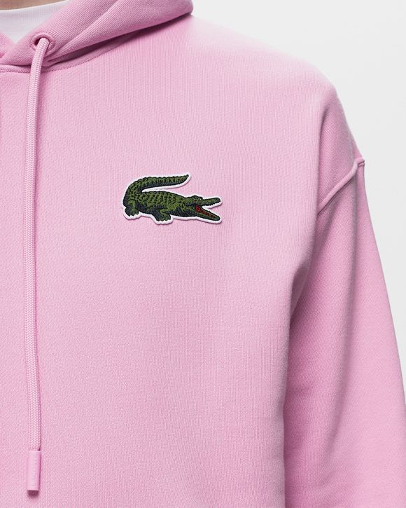 Pink lacoste outlet hoodie