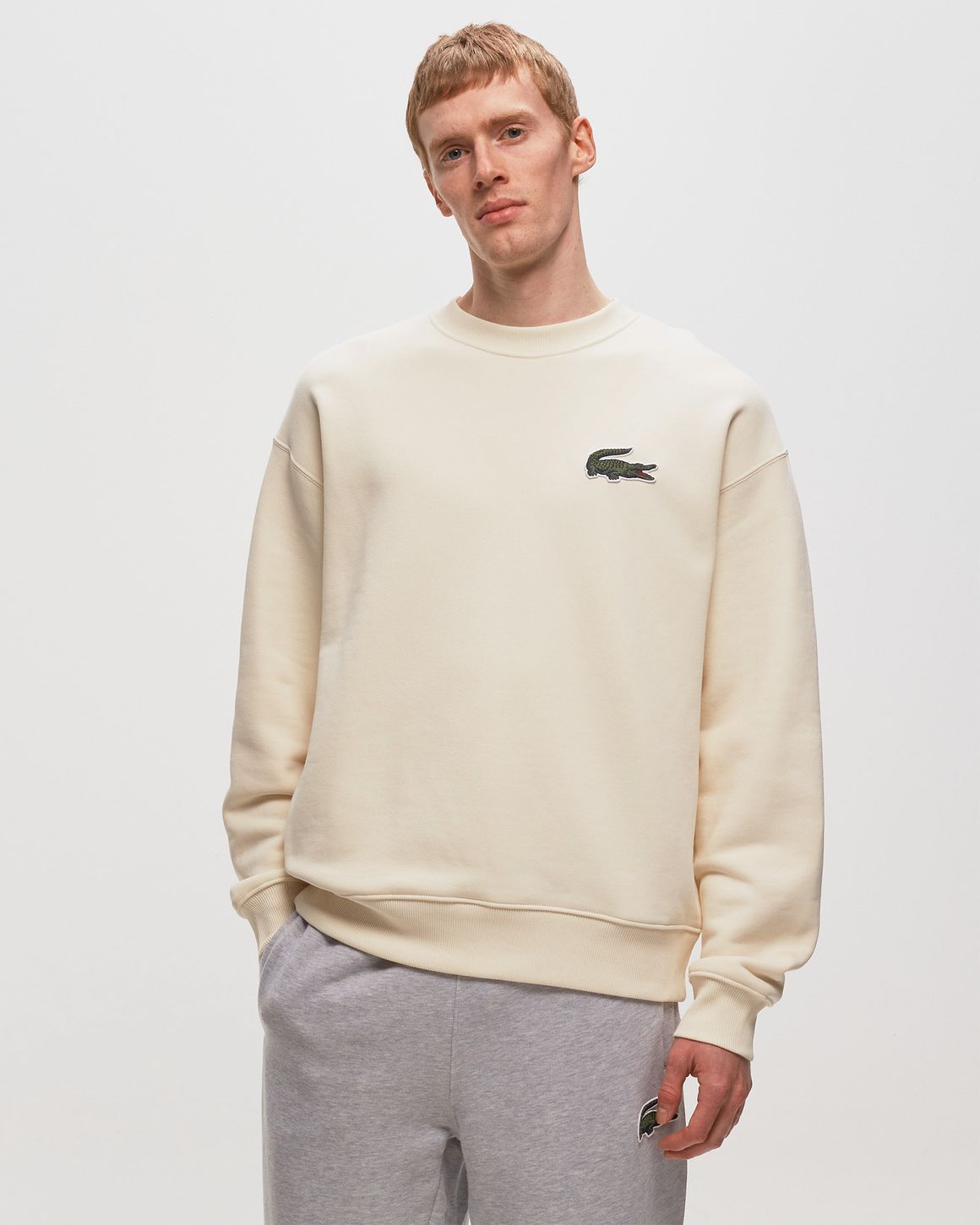 Lacoste SWEATSHIRT Beige | BSTN Store