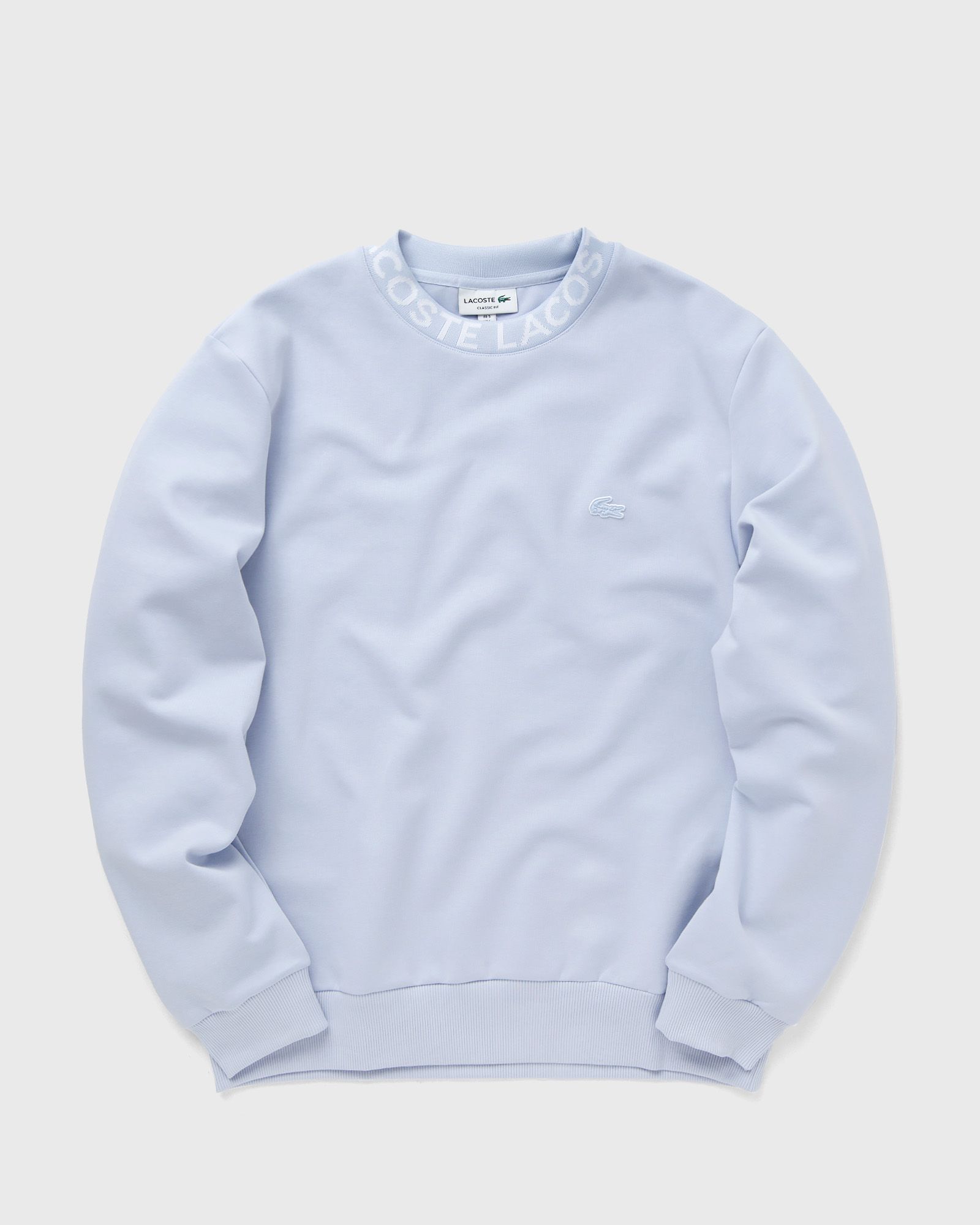 Lacoste - logo jacquard collar double face sweatshirt men sweatshirts blue in größe:xxl