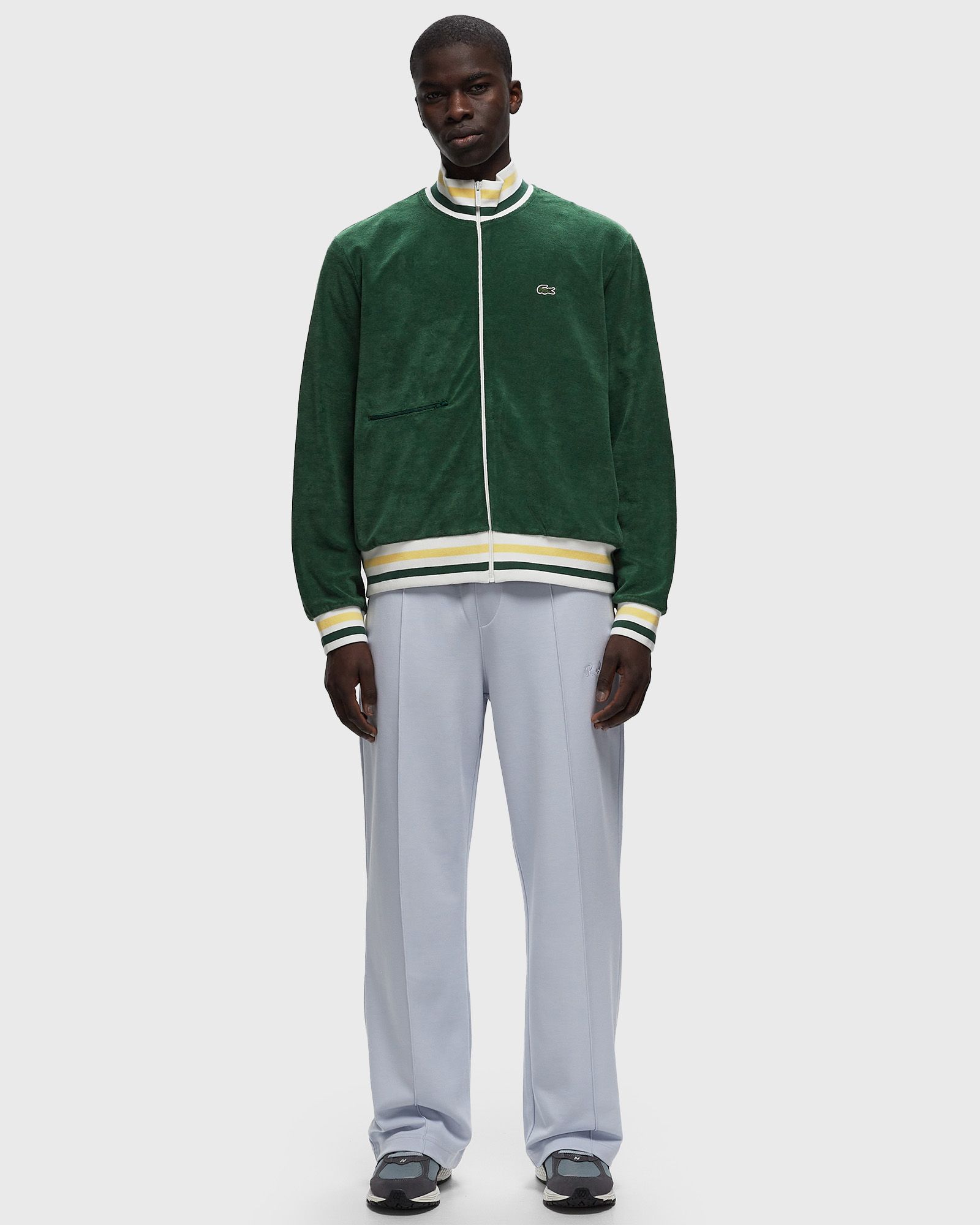 Lacoste Paris Men's Zipped High Neck Terry Sweatshirt