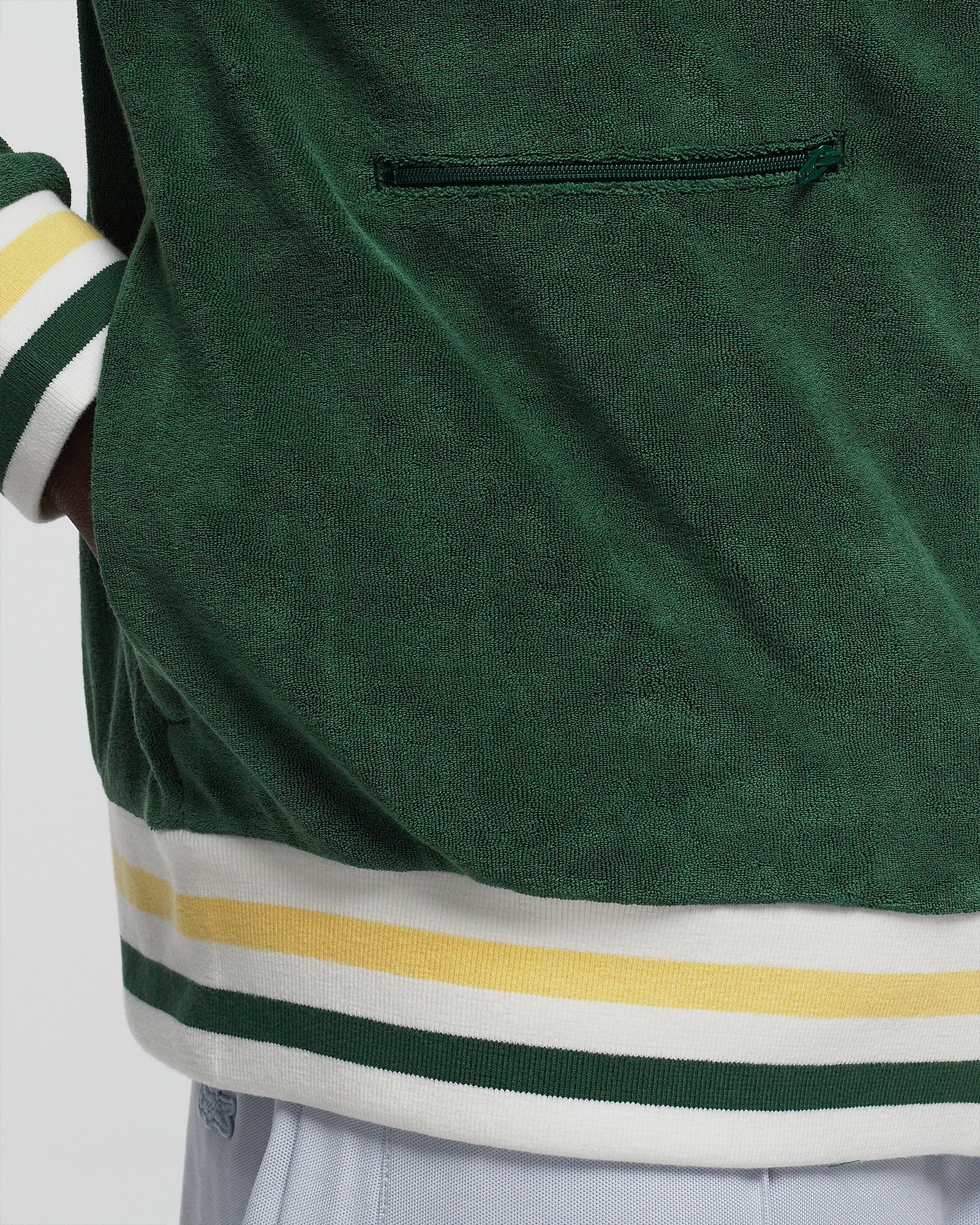 Lacoste Paris Men's Zipped High Neck Terry Sweatshirt