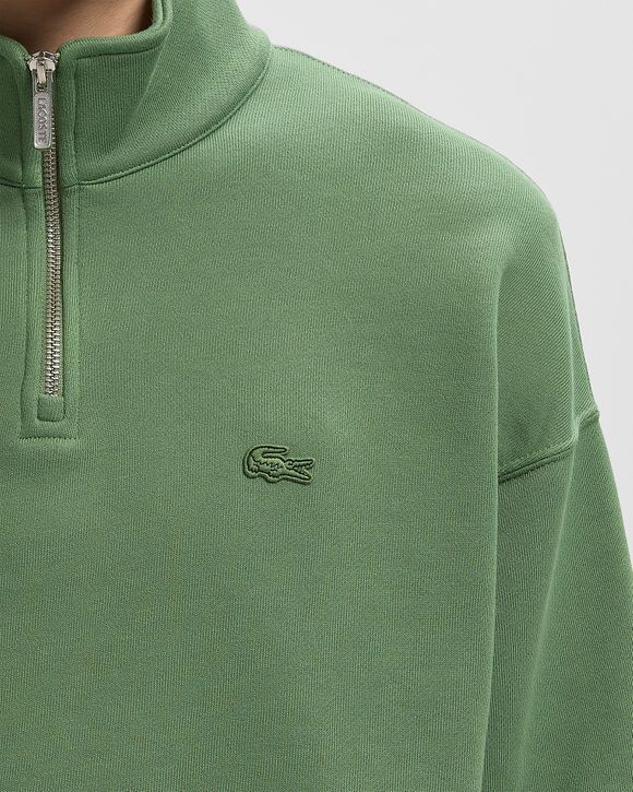 Heavy Fleece Zipper Neck Sweatshirt