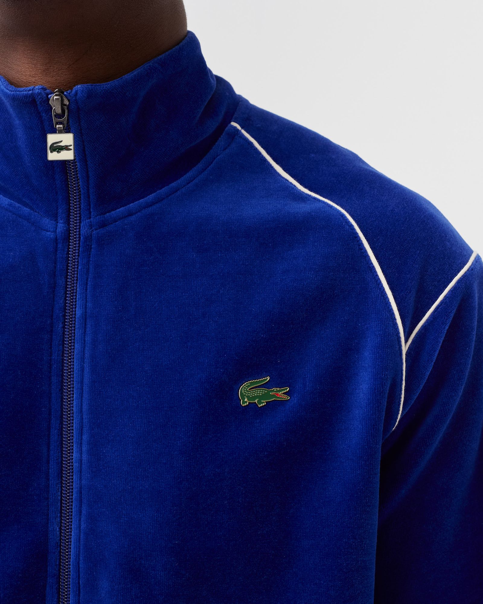 ZIPPERED VELVET Sweatshirt