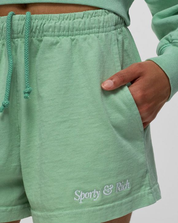 ITALIC LOGO EMBROIDERED DISCO SHORT