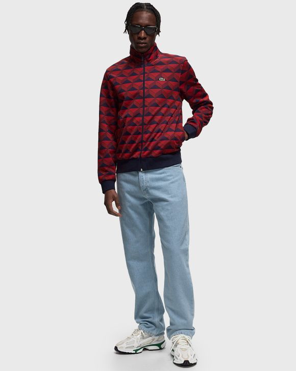JACQUARD ZIP-UP SWEATSHIRT