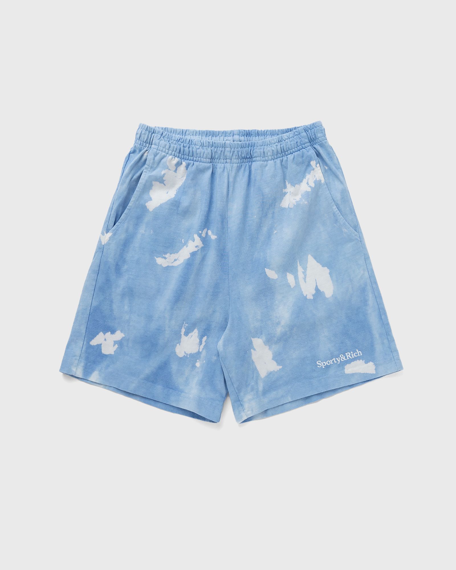 Serif Logo Embroidered Tie Dye Gym Short