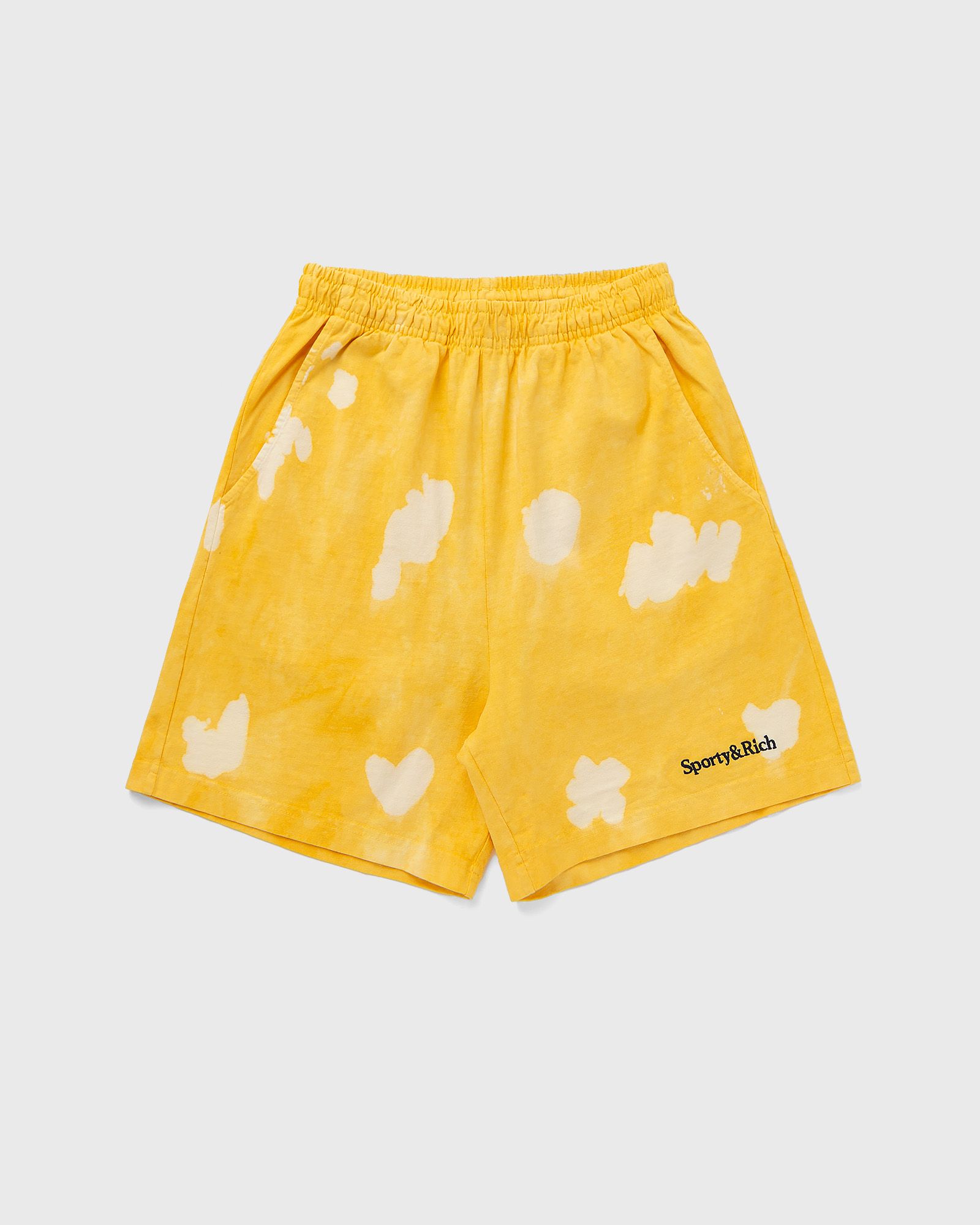 Serif Logo Embroidered Tie Dye Gym Short