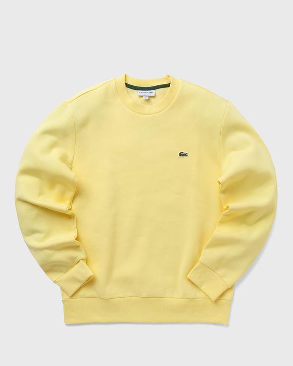 Lacoste store yellow sweatshirt