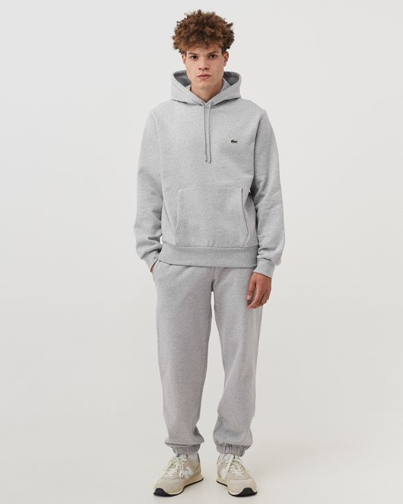 Lacoste FLEECE HOODIE Grey BSTN Store