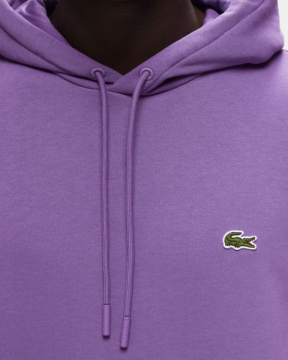 Lacoste sports パープルパーカー　ビックロゴ　 size US S eyJidWNrZXQiOiJic3RuLWltYWdlLX
