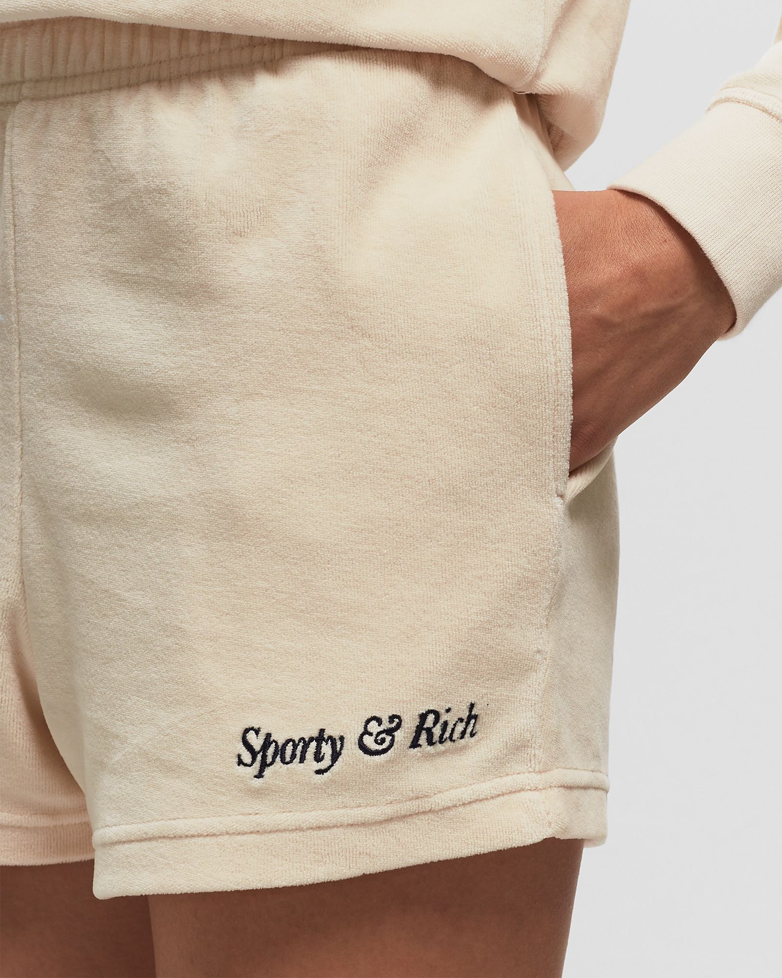 Italic Logo Embroidered Short