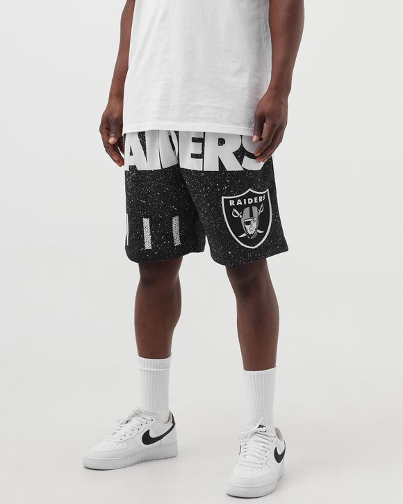 Oakland Raiders Mitchell & Ness Jumbrotron Sublimated Short - Mens