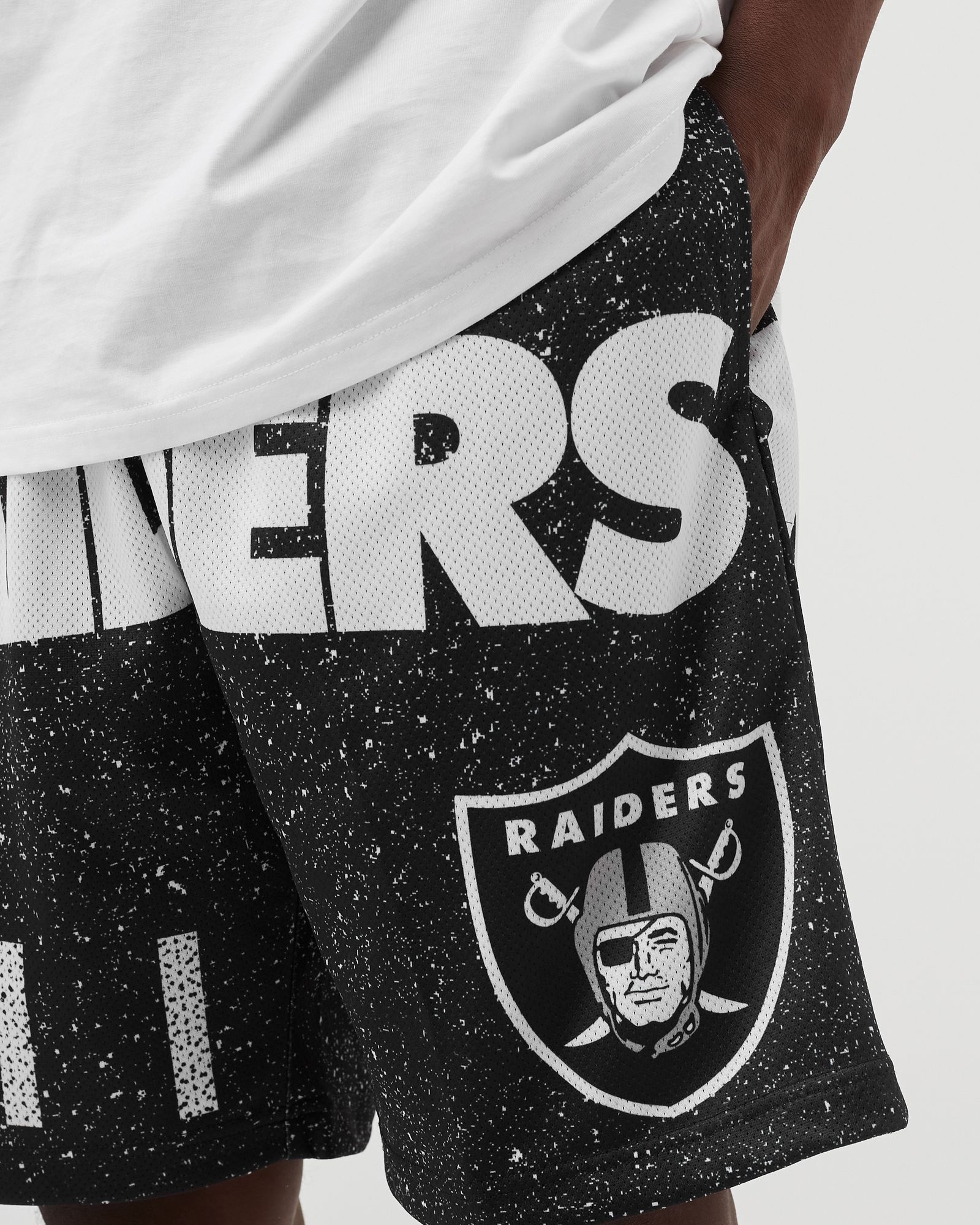 Jumbotron Sublimated Shorts Oakland Raiders