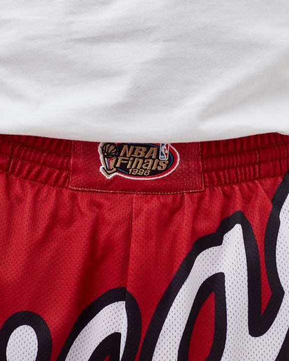 Mitchell & Ness Big Face 2.0 Shorts Chicago Bulls in Red for Men