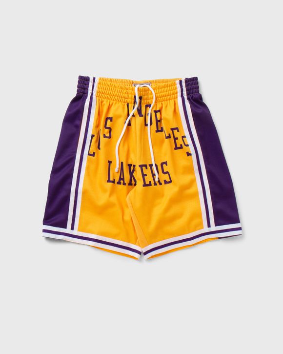 Mitchell & Ness Los Angeles Lakers Marble Swingman Shorts Purple - Size XL