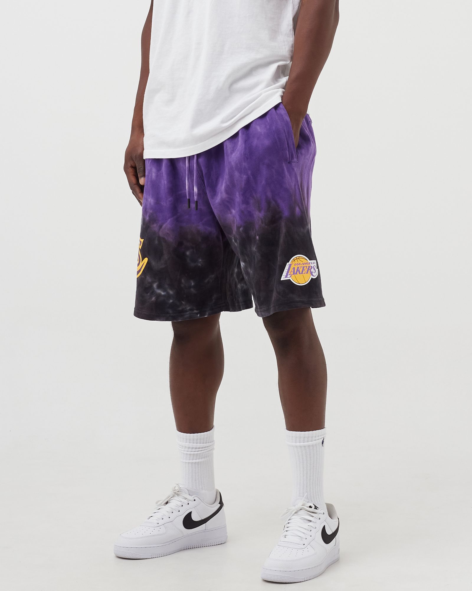LA Lakers Tie-Dye Terry Shorts