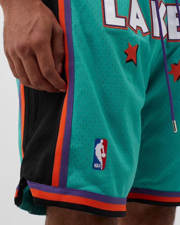 Just Don Just Don Rookie Shorts LA Lakers All Star 1995-96 Green - TEAL