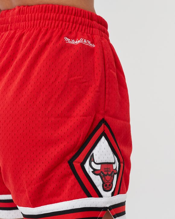 Mitchell & Ness Women's Chicago Bulls Red Jump Shot Shorts, Large