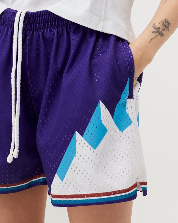 Mitchell Ness NBA WOMENS JUMP SHOT SHORTS UTAH JAZZ Purple BSTN Store