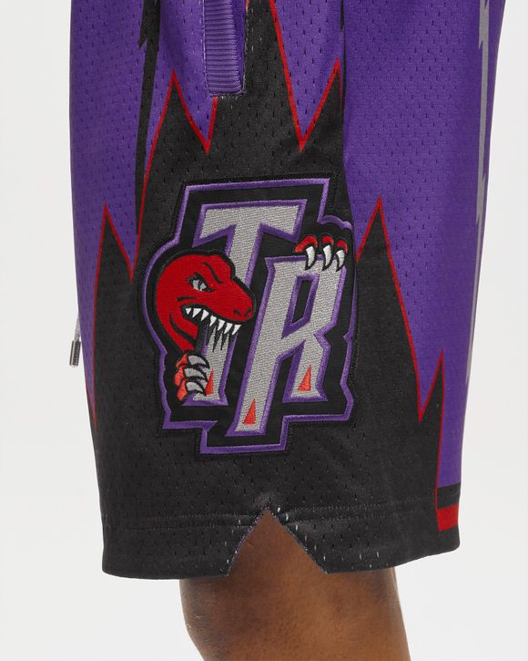 Just Don NBA Toronto Raptors 98/99 Basketball Shorts Pockets Lined Purple  Size L