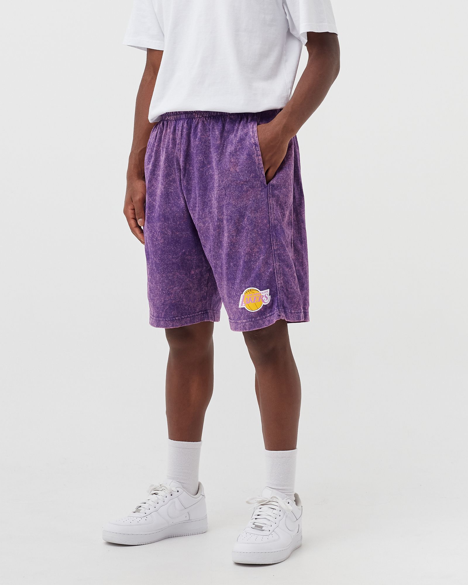 LOS ANGELES LAKERS Quintessential Acid Wash Short