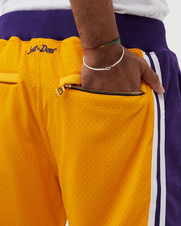 Just Don 1996-97 NBA Los Angeles Lakers Men's Basketball Shorts