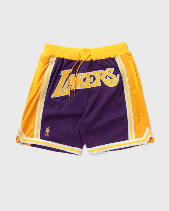 construcción proyector Tormento Mitchell & Ness NBA JUST DON SHORTS LOS ANGELES LAKERS ROAD 1996 Purple |  BSTN Store