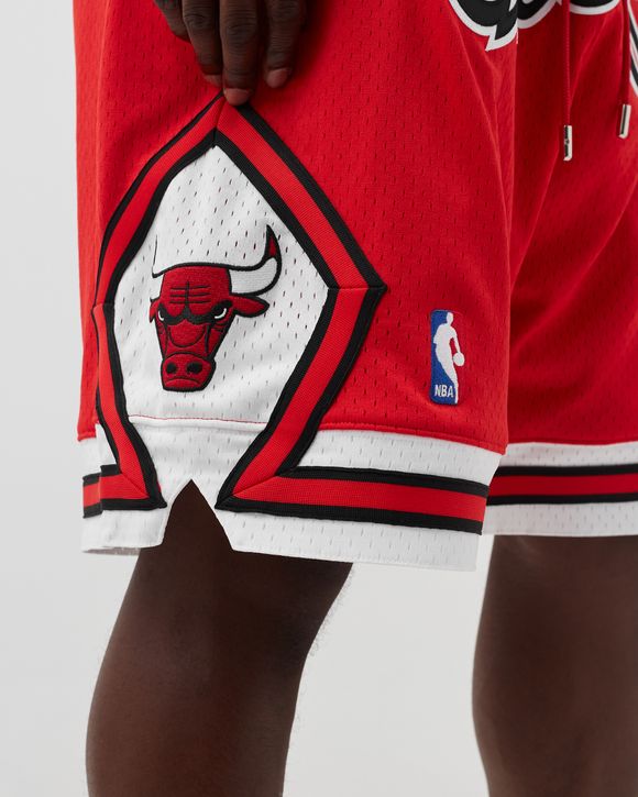 Just Don Bulls Shorts in Red for Men