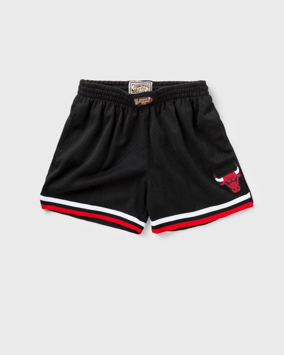 Mitchell & Ness x NBA Chicago Bulls Big Face 5.0 Black & Red Shorts