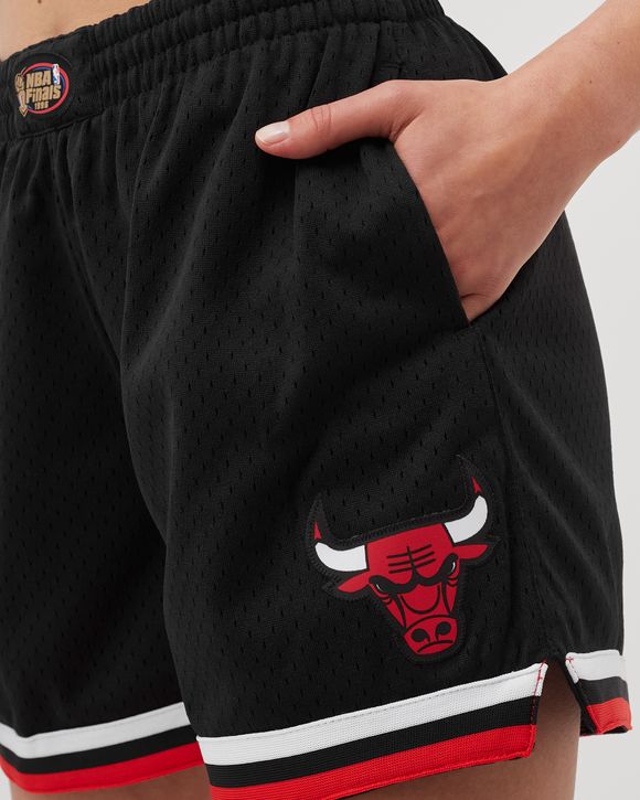 Mitchell & Ness x NBA Chicago Bulls Big Face 5.0 Black & Red Shorts