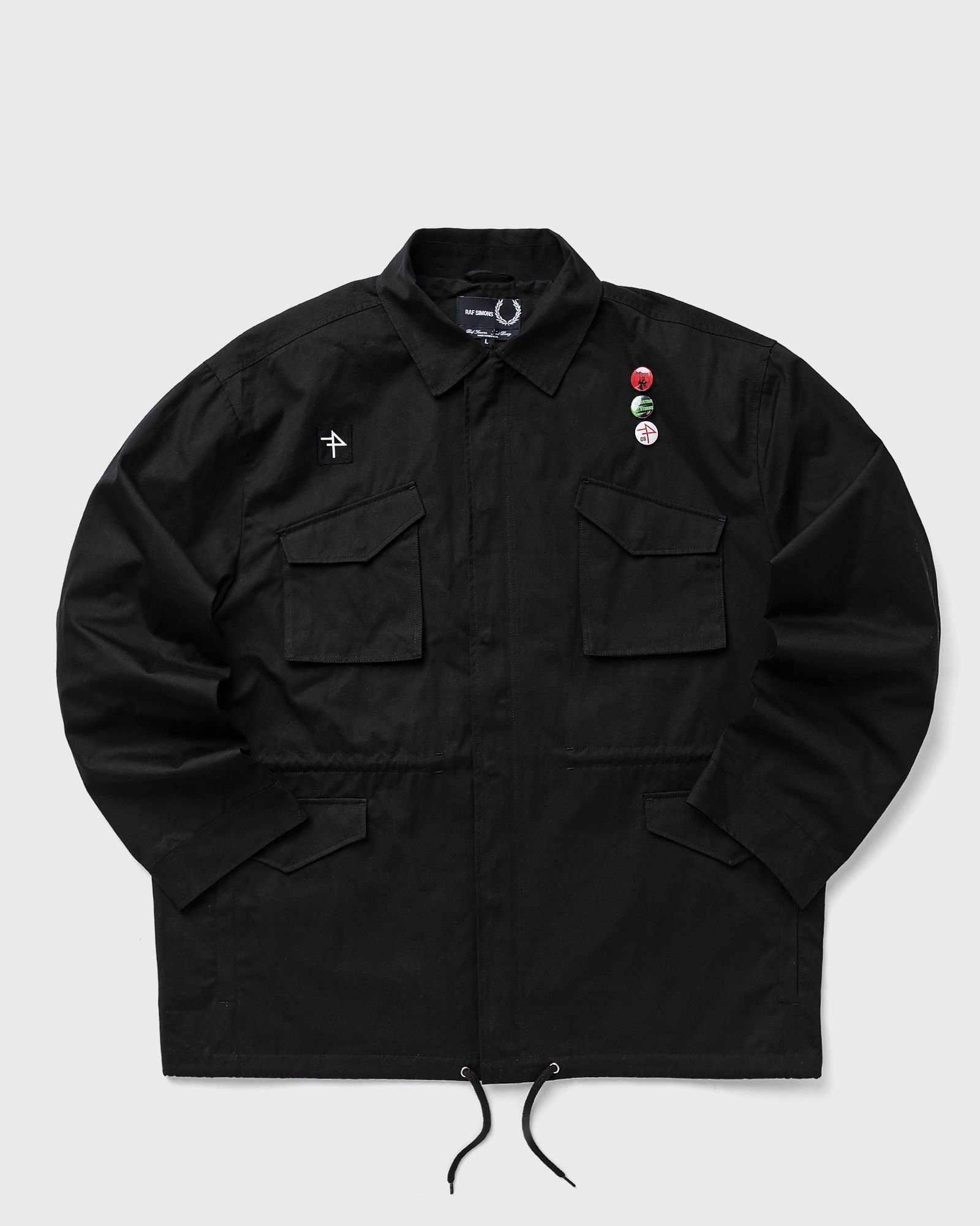fred perry raf simons x military jacket men overshirts