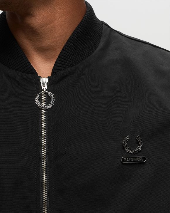 Fred Perry RS Printed Bomber Jacket Black | BSTN Store