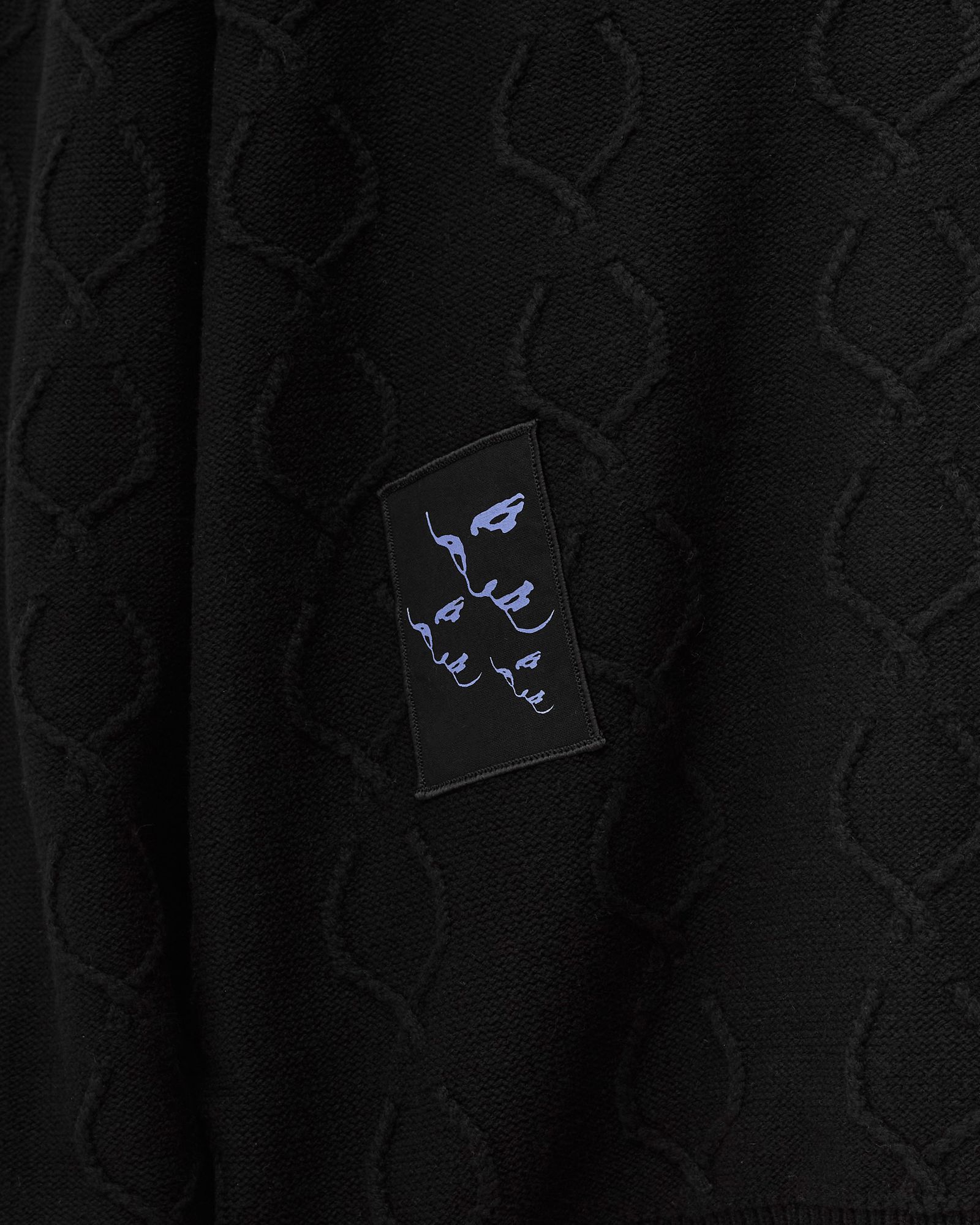 X RAF SIMONS OVERSIZED LAUREL WREATH JUMPER