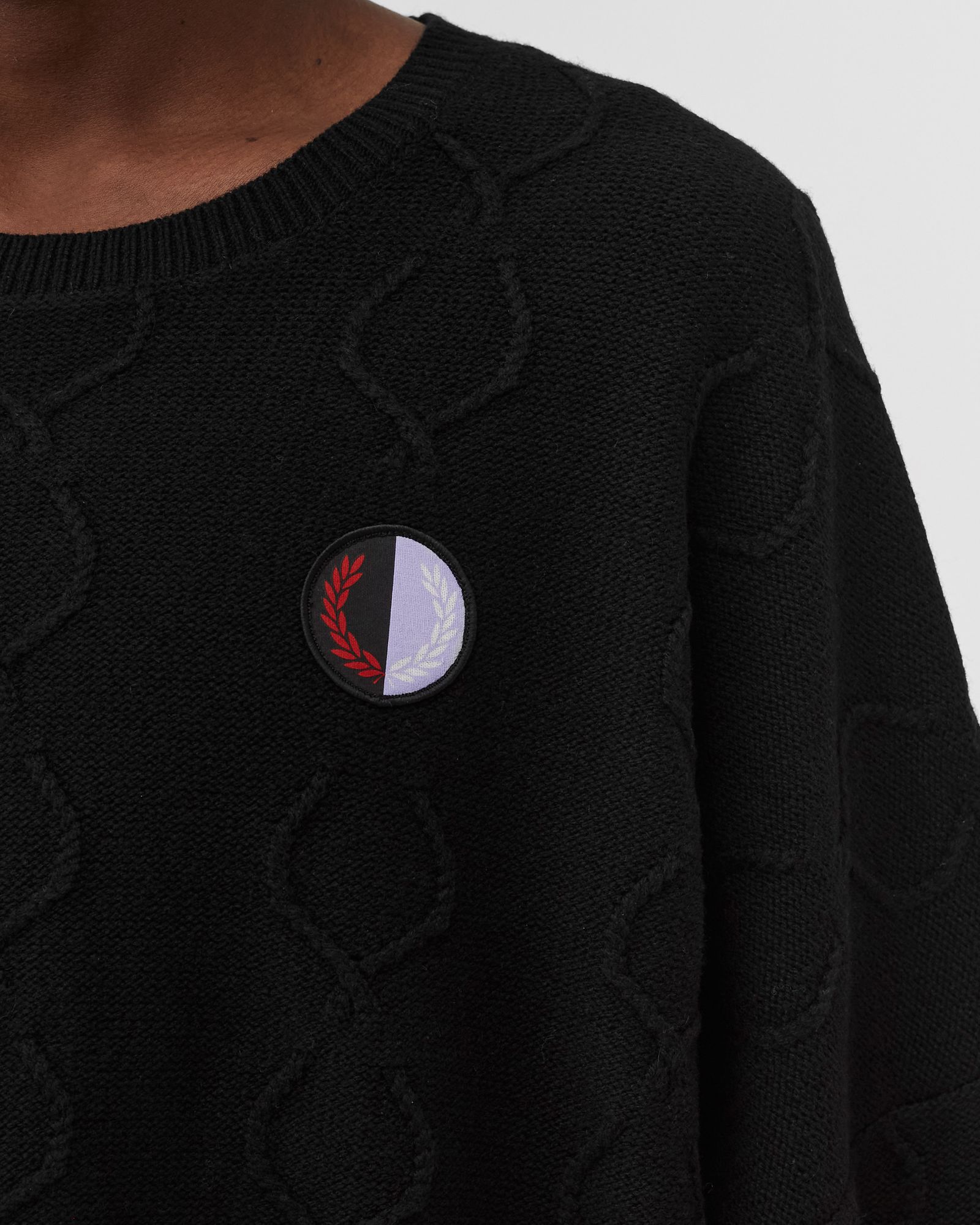 X RAF SIMONS OVERSIZED LAUREL WREATH JUMPER