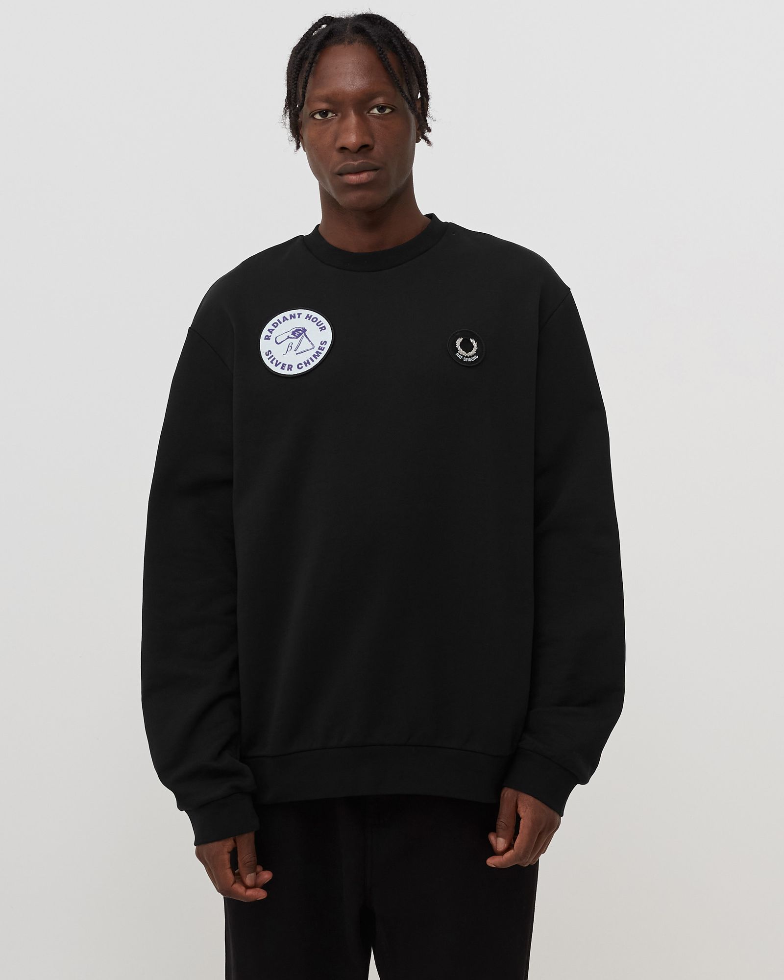 X RAF SIMONS PATCHED SWEATSHIRT