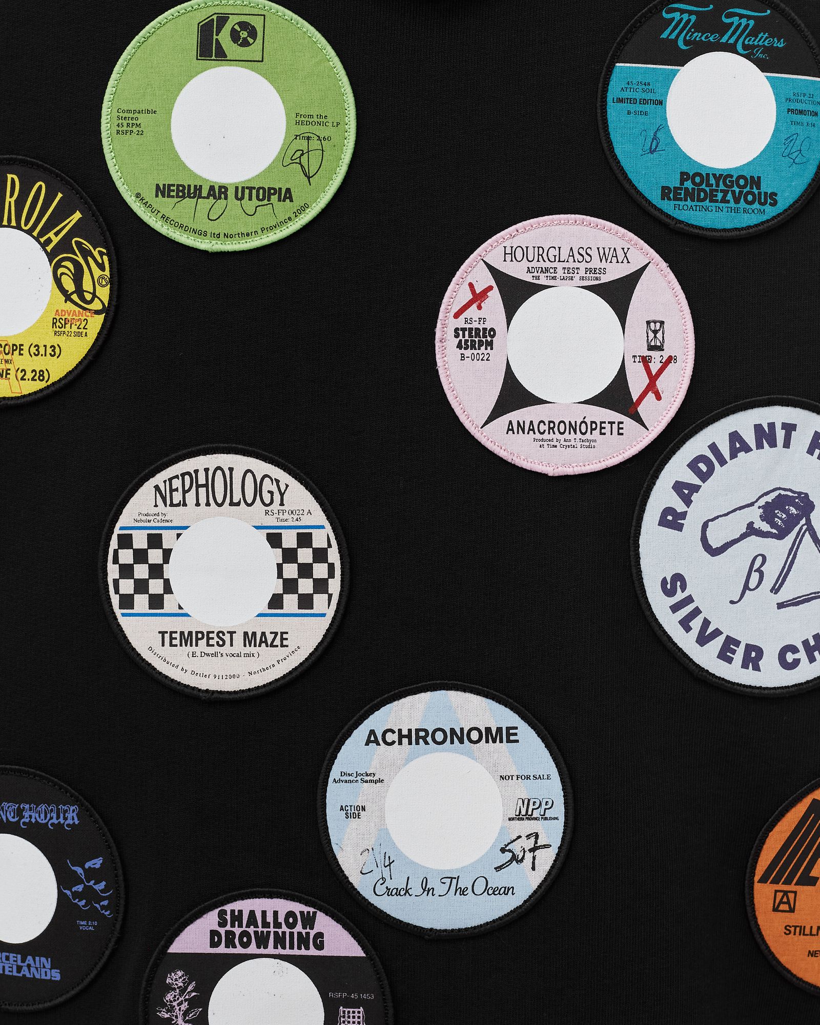 X RAF SIMONS PATCHED OVERHEAD HOODY