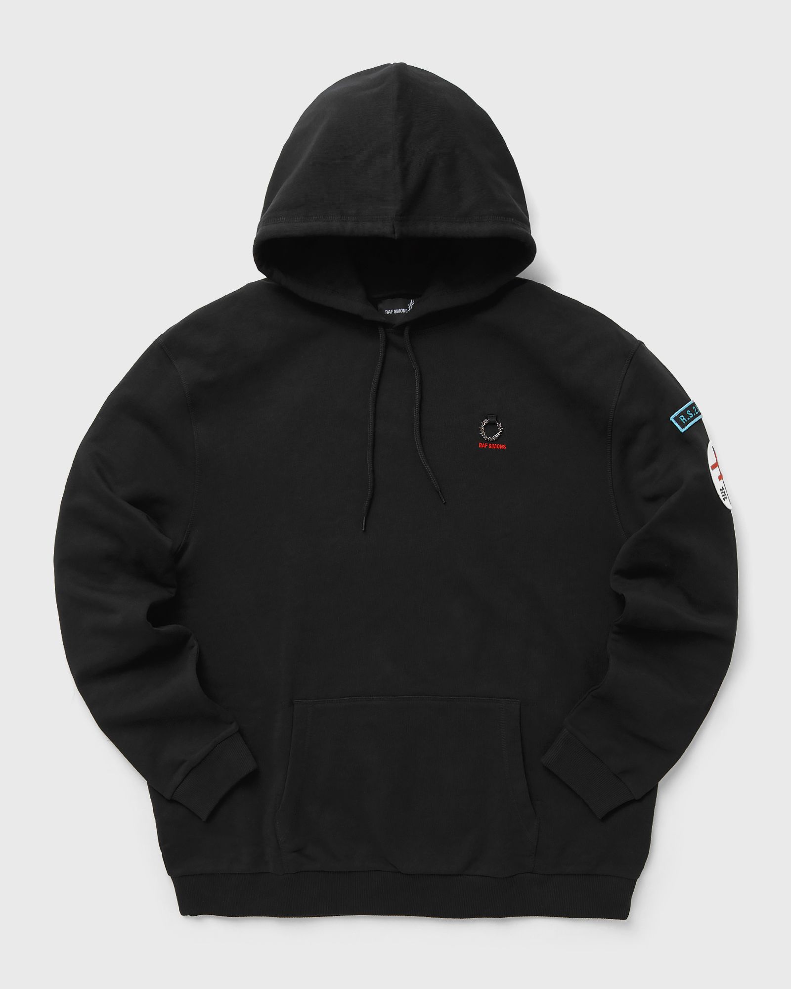 fred perry raf simons x patched overhead hoody men hoodies