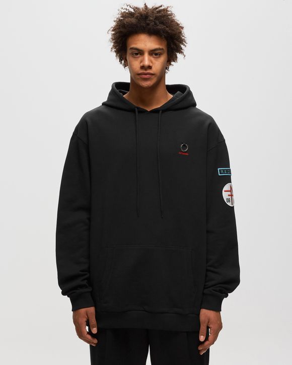 Raf Simons x Fred Perry Patched Overhead Hoody - BLACK